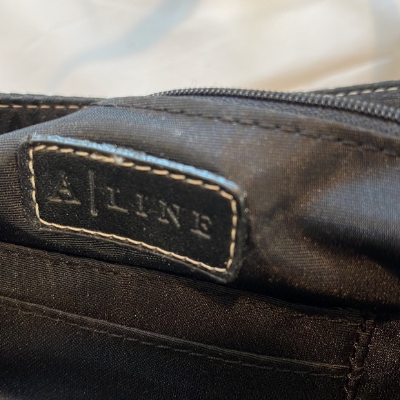 A Line women’s black handle pocket book - Picture 7 of 11